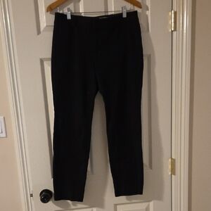 Banana Republic Black Sloan Fit Ankle Length Pant Sz 6
